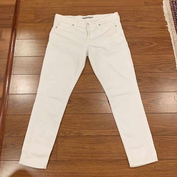 VINCE White Denim Skinny Jeans - Picture 3 of 16